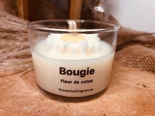 bougie fleur de coton