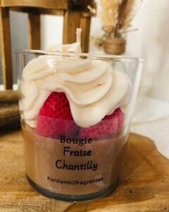 bougie artisanale vfraise chantilly
