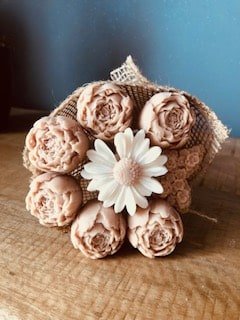 bouquet bohème en cire de soja