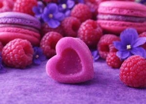 Macaron Framboise Violette