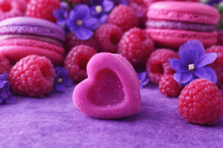 Macaron Framboise Violette