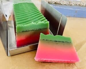 savon artisanal pastèque